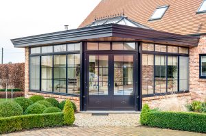 Landelijke woonveranda